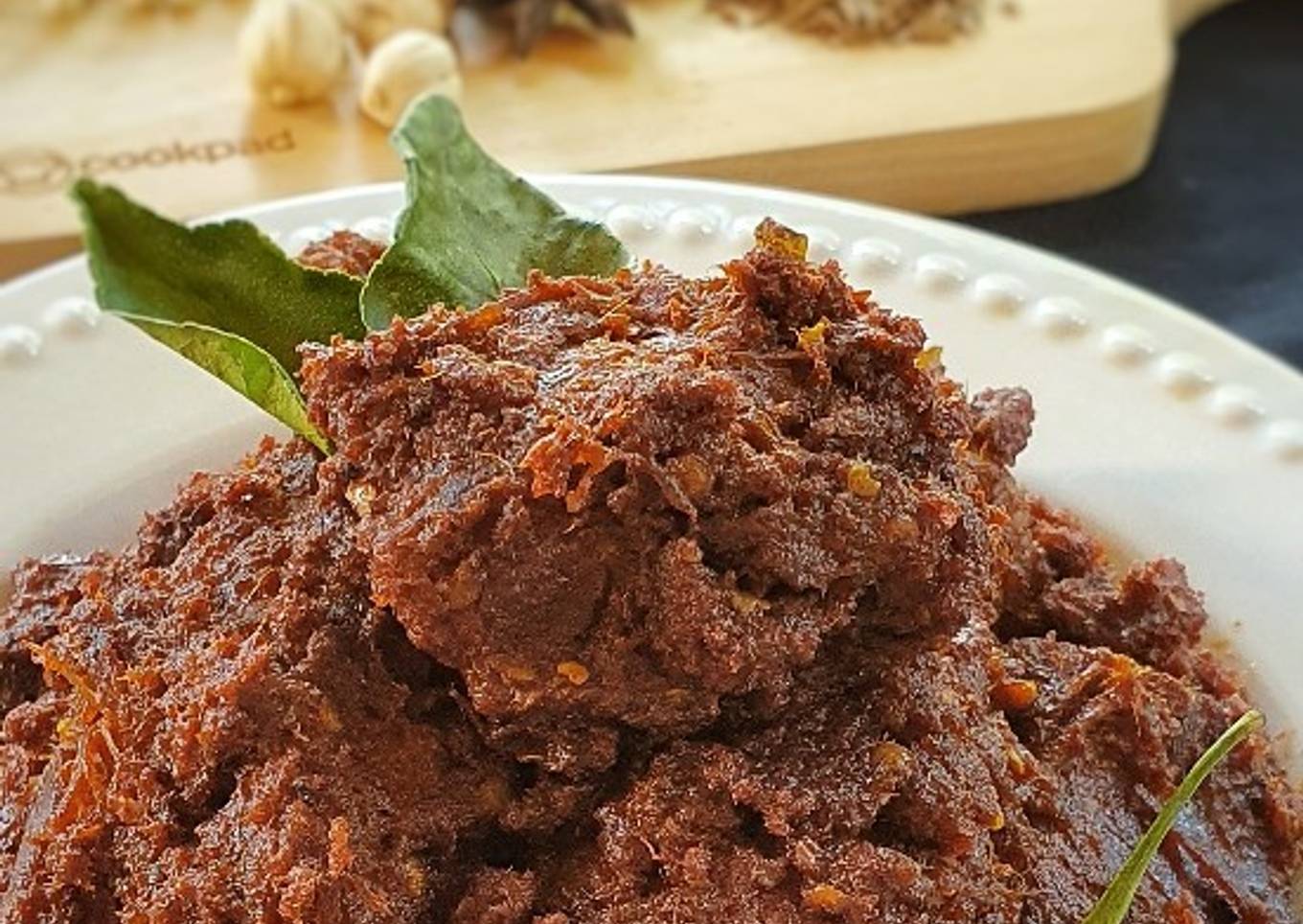 189. Rendang Daging Resep Asli Bukit Tinggi