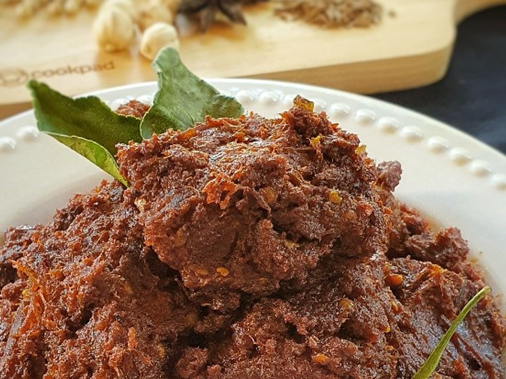 Resep 189. Rendang Daging Resep Asli Bukit Tinggi, Bisa Manjain Lidah