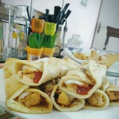A picture of Chicken Paratha Roll.