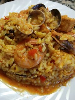 Una foto de Arroz con delicias de mar