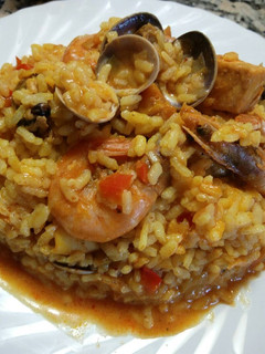 Una foto de Arroz con delicias de mar
