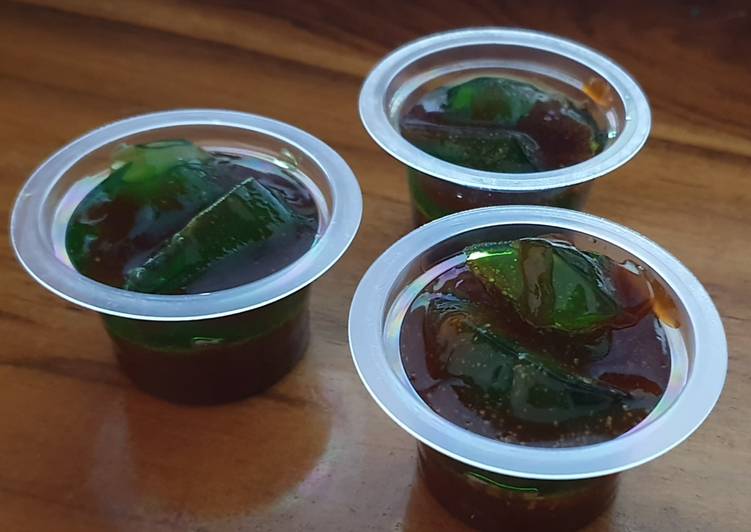 Resep masakan Puding ala es cincau | Bahan Membuat Puding ala es cincau Yang Bikin Ngiler