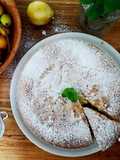 Torta di nespole e limone
