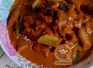 Gambar Gulai Daging Batang Pisang