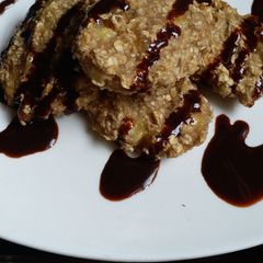 Oats and banana cookies A picture of Oats and banana cookies.