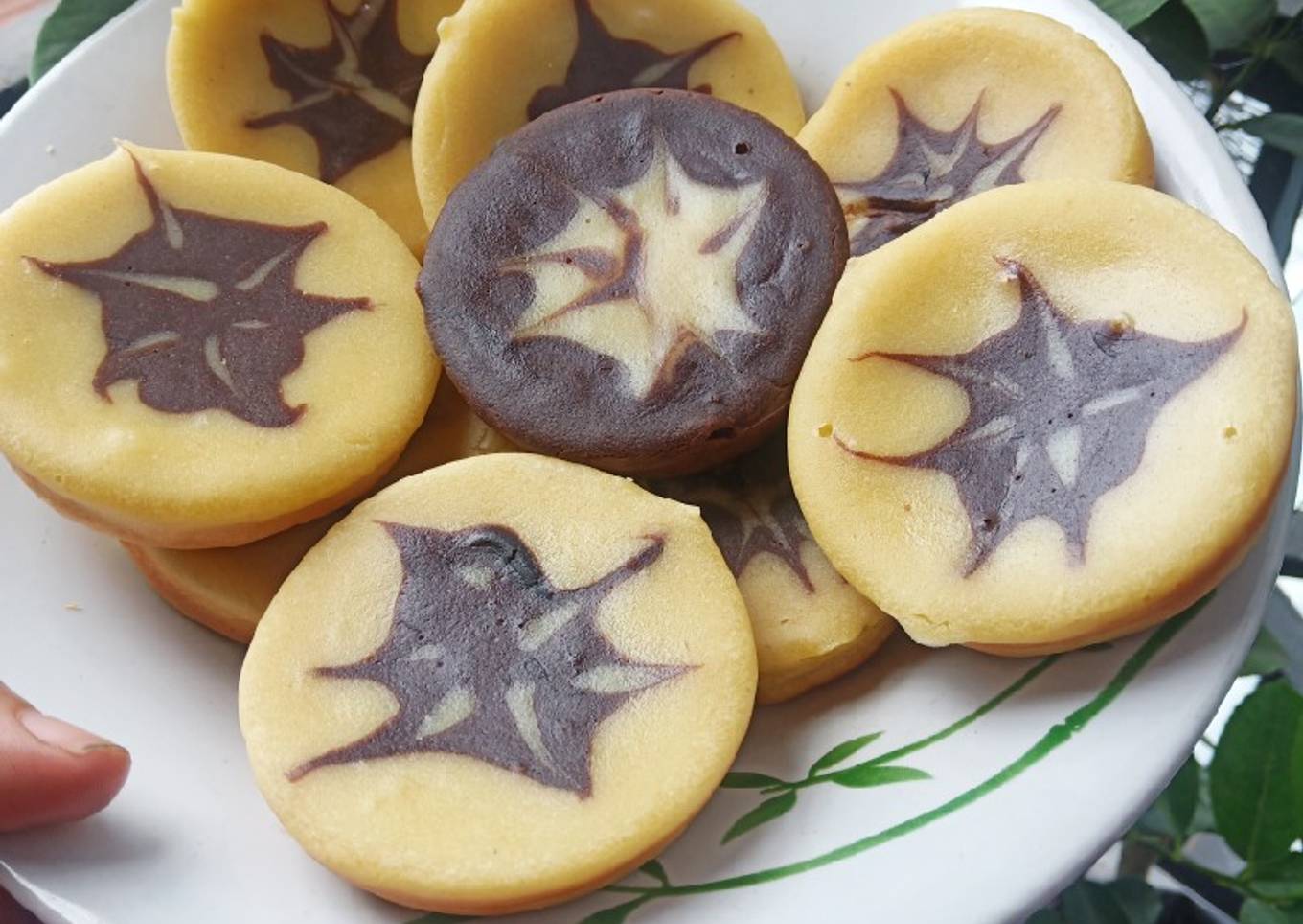 Kue lumpur motif cantik