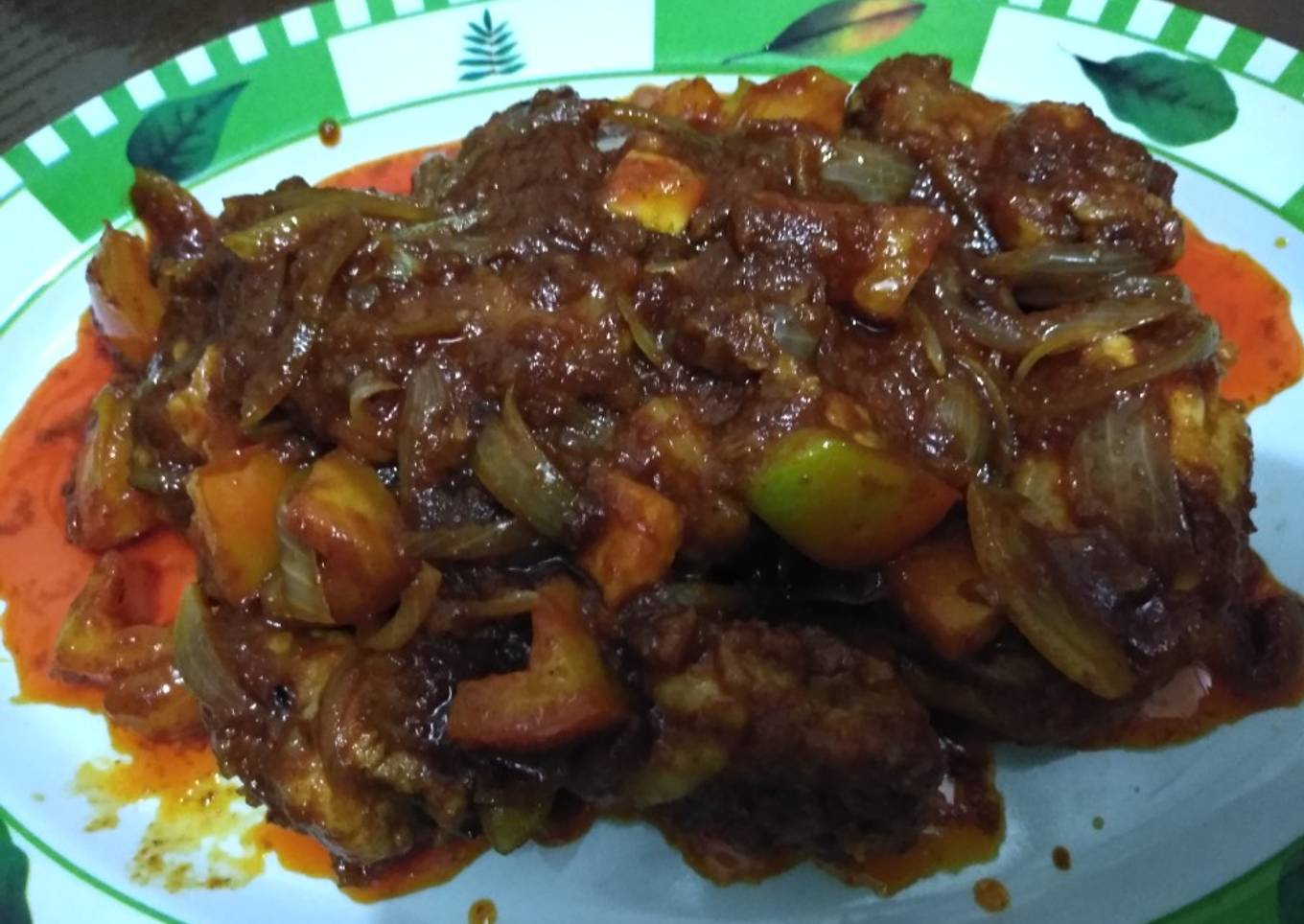 Ayam tepung balado