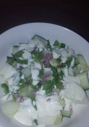A picture of Cucumber salad.