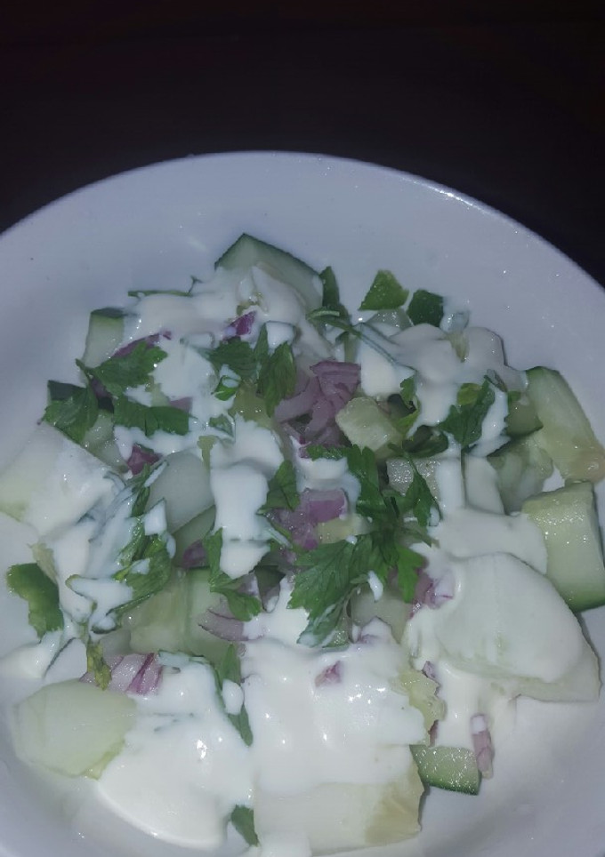 A picture of Cucumber salad.
