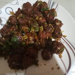 A picture of Fried Manchurian balls.