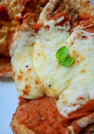 Foto de Bife de Frango à Parmegiana na airfryer