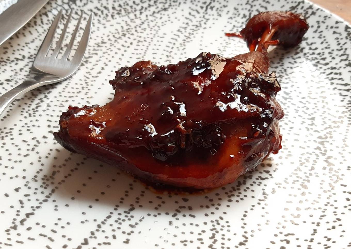 Cuisses de canard au miel