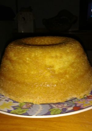 Una foto de Budín de naranja en licuadora