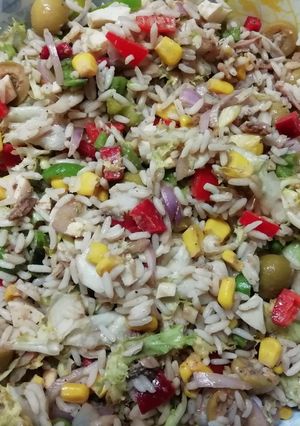 Foto principal de Ensalada de arroz para diabéticos