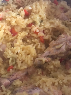 Una foto de Arroz con pollo
