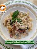 👩‍🍳Creamy Chicken Pasta with Basil