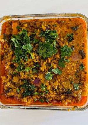 A picture of Methi Sabji (Fenugreek Seeds Curry).