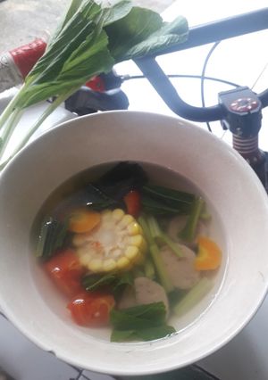 Foto resep 66. Sayur bening sawi hijau