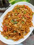 400. Mie Gomak Goreng khas Sumatra Utara