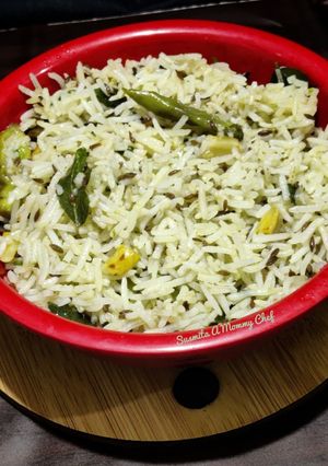 A picture of Jeera rice.