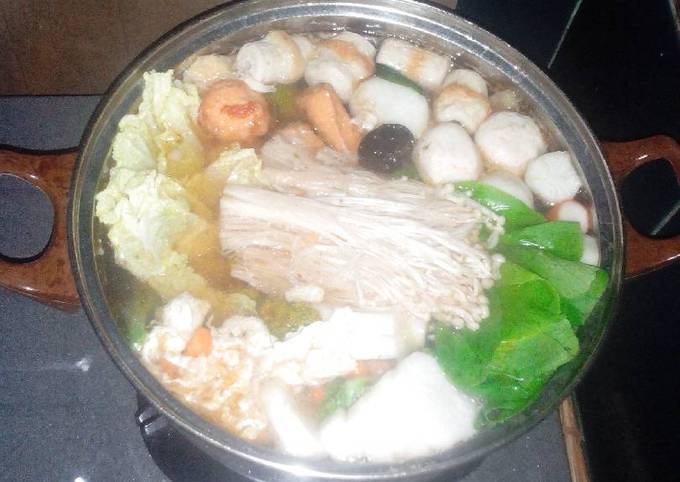 cara buat hot pot
