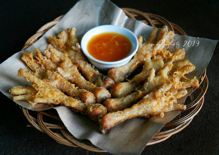 Ceker Goreng Saus Steak