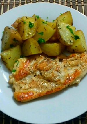 Una foto de Filete de Pollo al Limón
