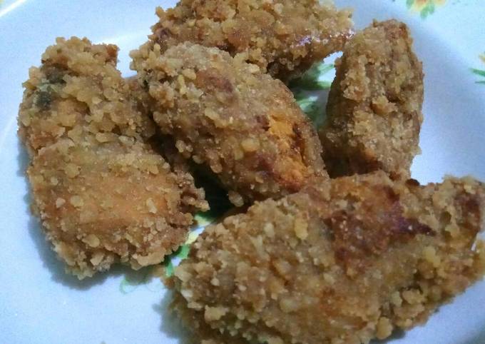 Ayam kemul kriuk (ayam crispy enak)