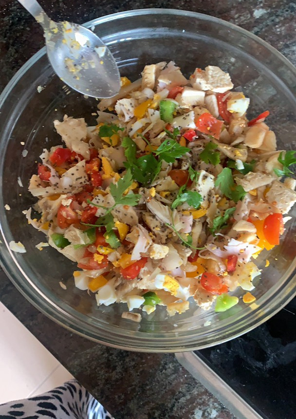 Una foto de Ensalada de verduras😋