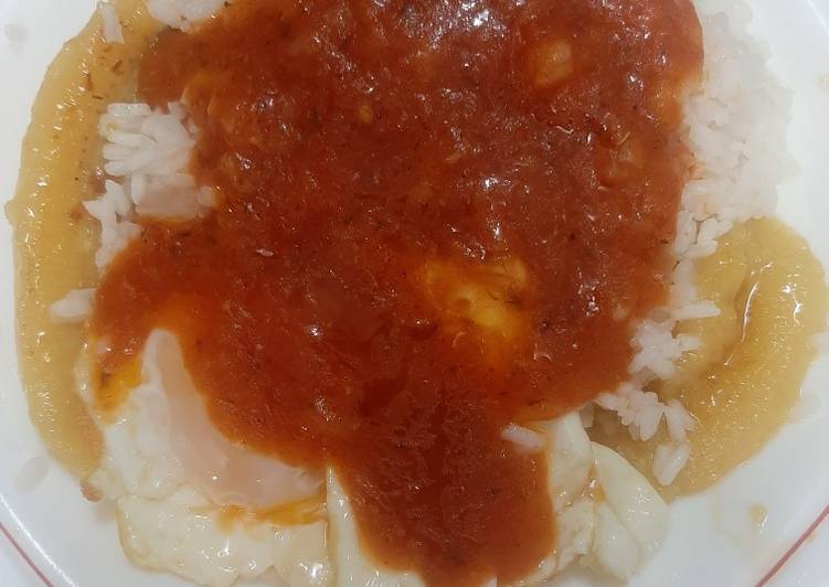 Arroz a la cubana normal