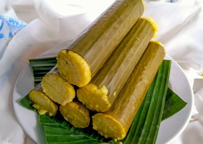 Lontong hemat gas (pake cetakan)