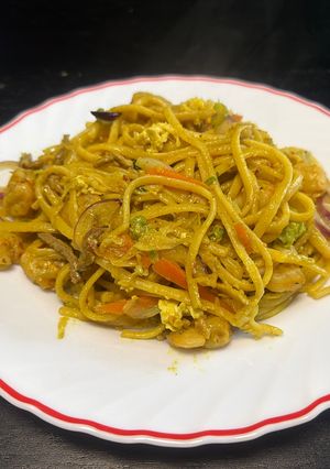 Una foto de Singapore Noodles