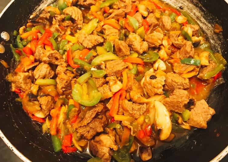 Recipe of Quick Lean Diced Beef stir fry