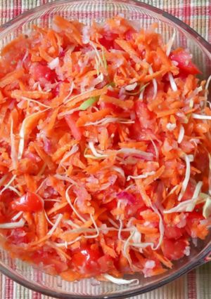 A picture of Hot Pepper Kachumbari.
