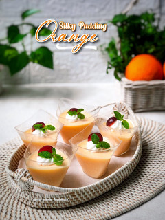 Foto resep Oranges 🍊 Silky Pudding