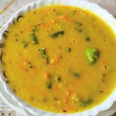 A picture of Vegetable dal.