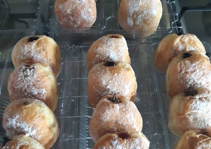 Donat bomboloni metode autolysis