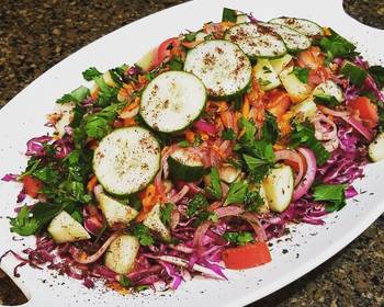 Easy Fast Cooking Turkish Red Cabbage Salad Most Delicious