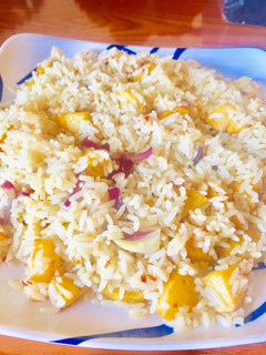 A picture of Pimped leftover rice.