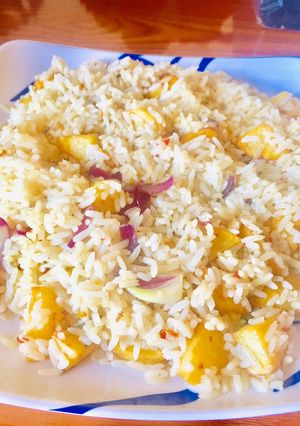 A picture of Pimped leftover rice.