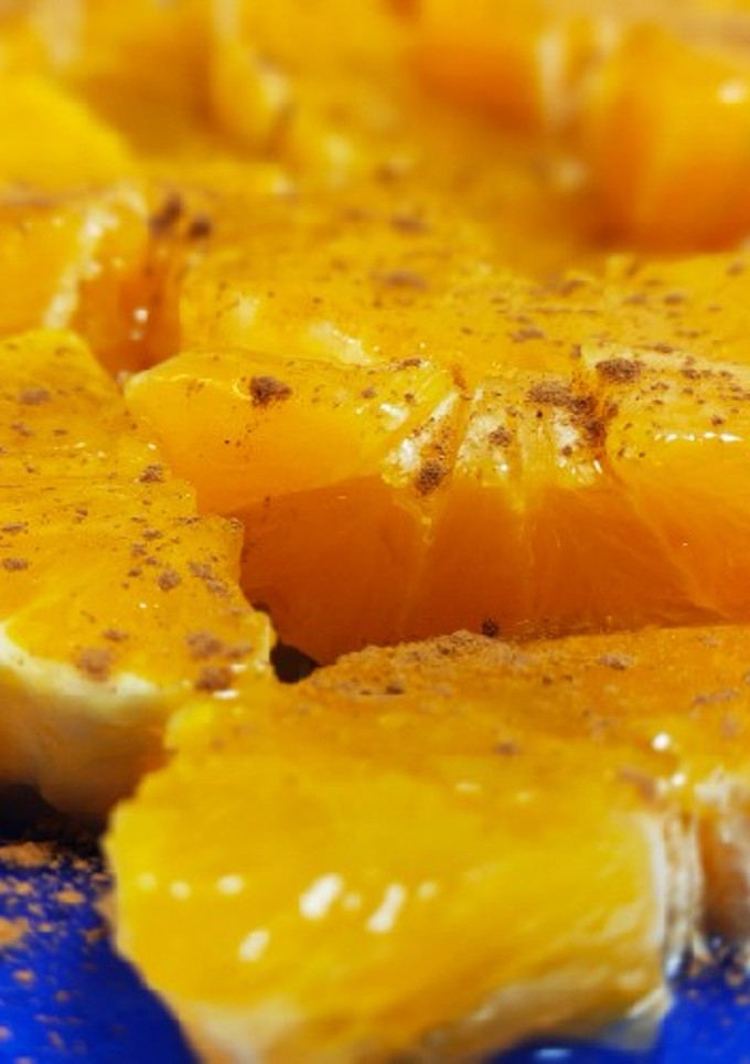 Una foto de Naranja con miel y canela🍊🍯🐝