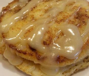 Best Recipe Cinnamon Roll Pancakes with Cream Cheese Glaze Very Delicious