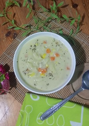 Foto resep Cream Soup Ala Macaroni