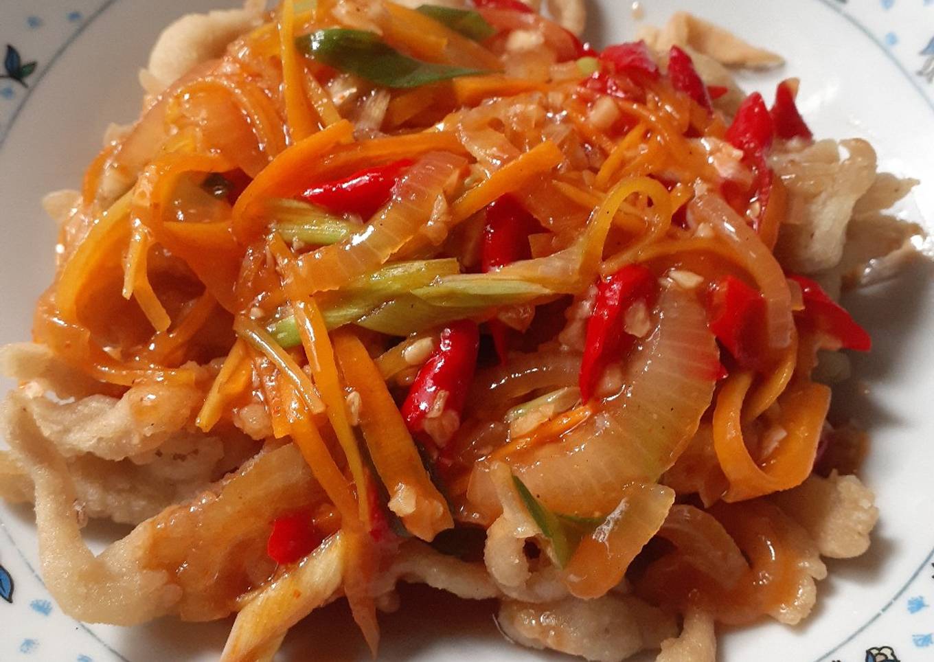 Jamur Krispi Asam Manis