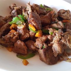 A picture of Easy Dry Fry Pork.