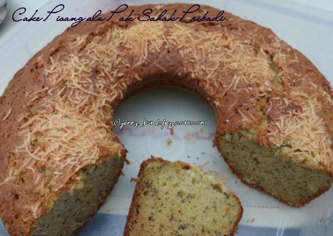 Resep Cake Pisang Resep Pak Sahak Pribadi Oleh Yenny Bunda Feyza Cookpad 9126