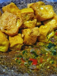 Foto resep Tahu Bandung Goreng Sambal Goang Seuhah