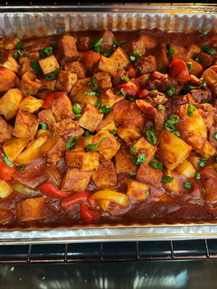 A picture of Tokwa Mechado Stew.