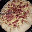 Tarta de cebolla y puerro. Con masa casera 😋