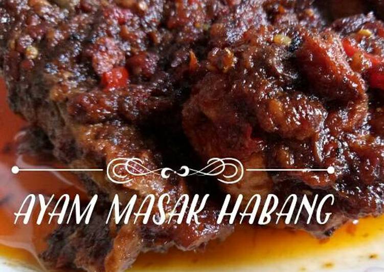 Resep Ayam Masak Habang Anti Gagal